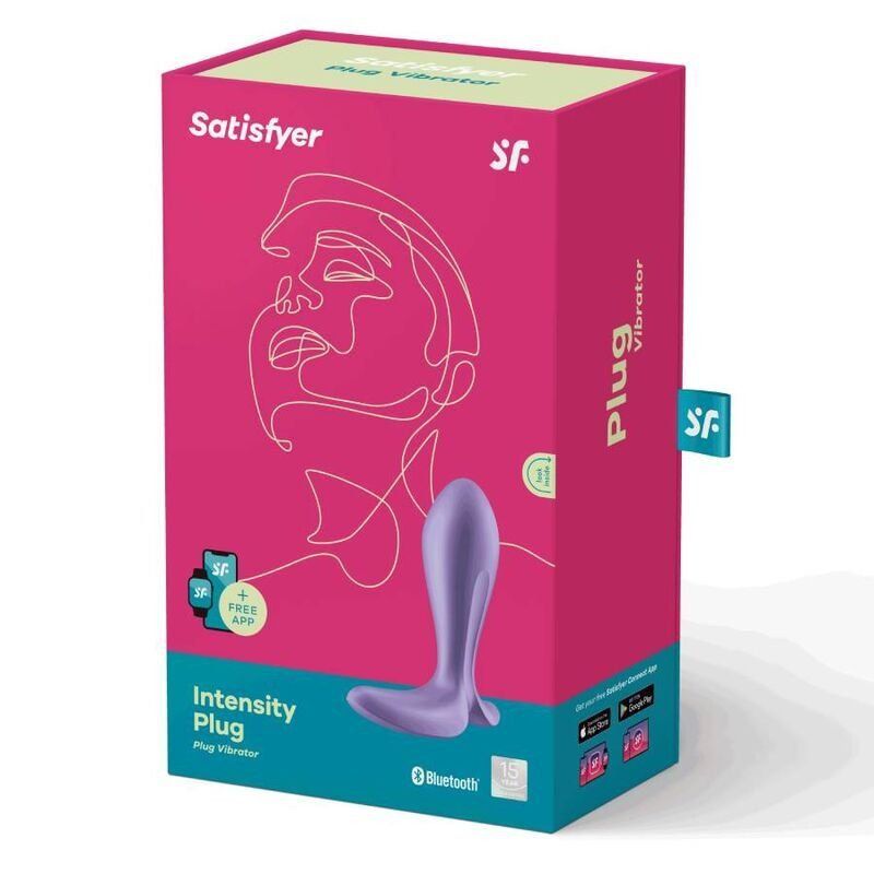 Satisfyer Intensity Plug Morado – Plug Anal Vibrador 11,3 cm