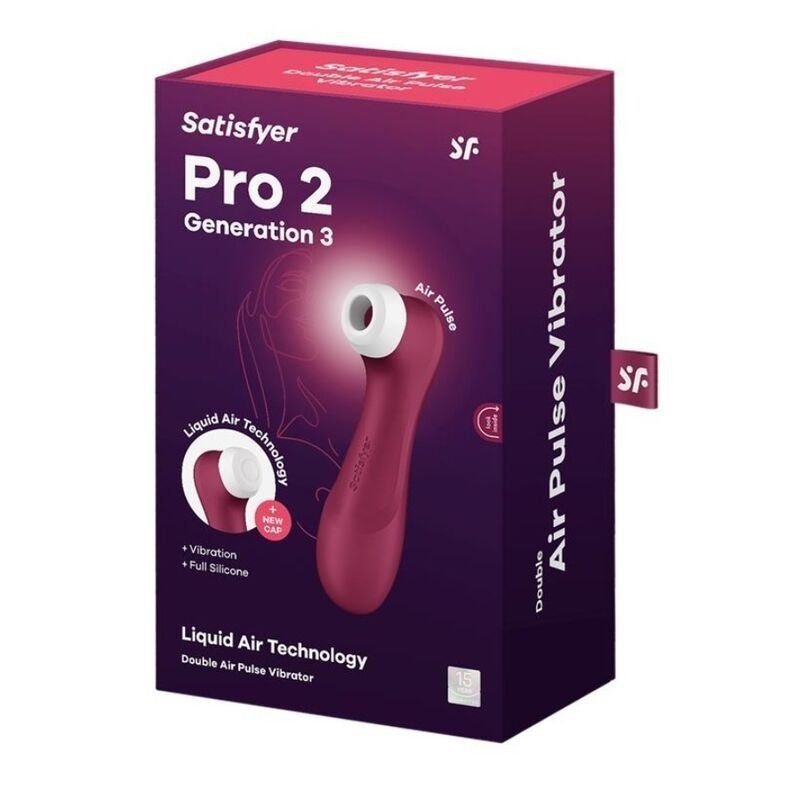 Satisfyer Pro 2 Generación 3 Granate – Succionador Liquid Air