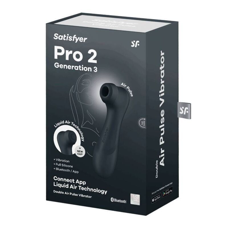 Satisfyer Pro 2 Generación 3 Negro – Succionador Bluetooth