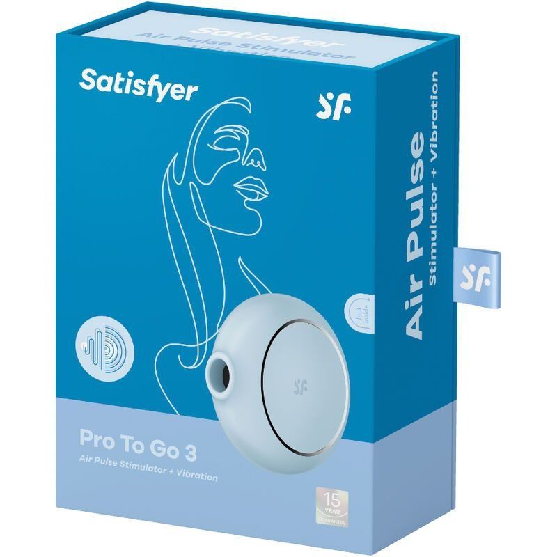 Satisfyer Pro To Go 3 Azul – Estimulador Clítoris 8,5 cm