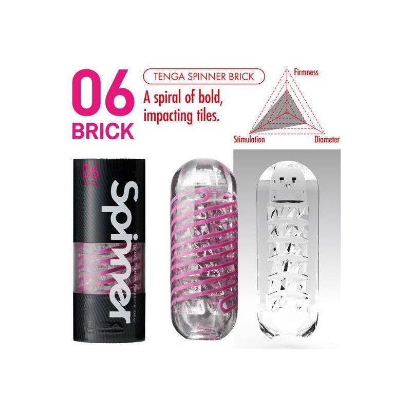 Tenga Spinner Masturbator Brick