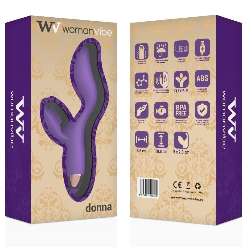 Womanvibe Donna Vibrador Silicona Recargable