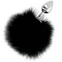 Darkness Extra Buttplug Anal Con Cola Negro 7 Cm