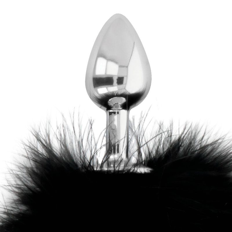 Darkness Extra Buttplug Anal Con Cola Negro 7 Cm