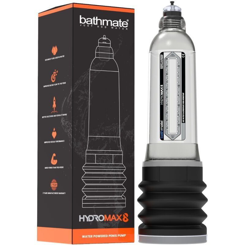 Bathmate Hydromax 8 Transparente | Bomba de pene