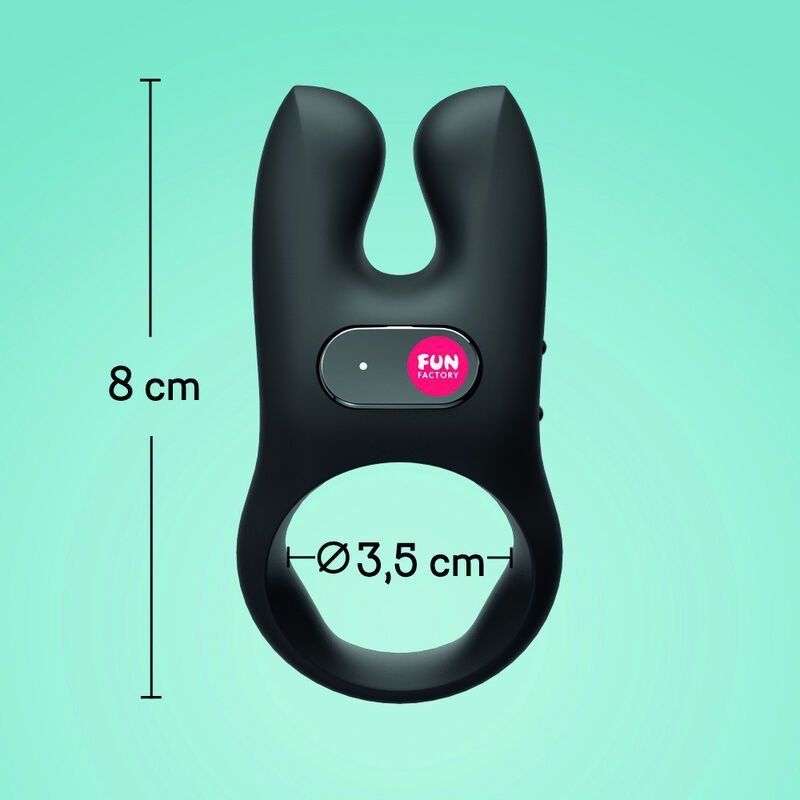 Fun Factory NOS Anillo Vibrador Negro para Parejas