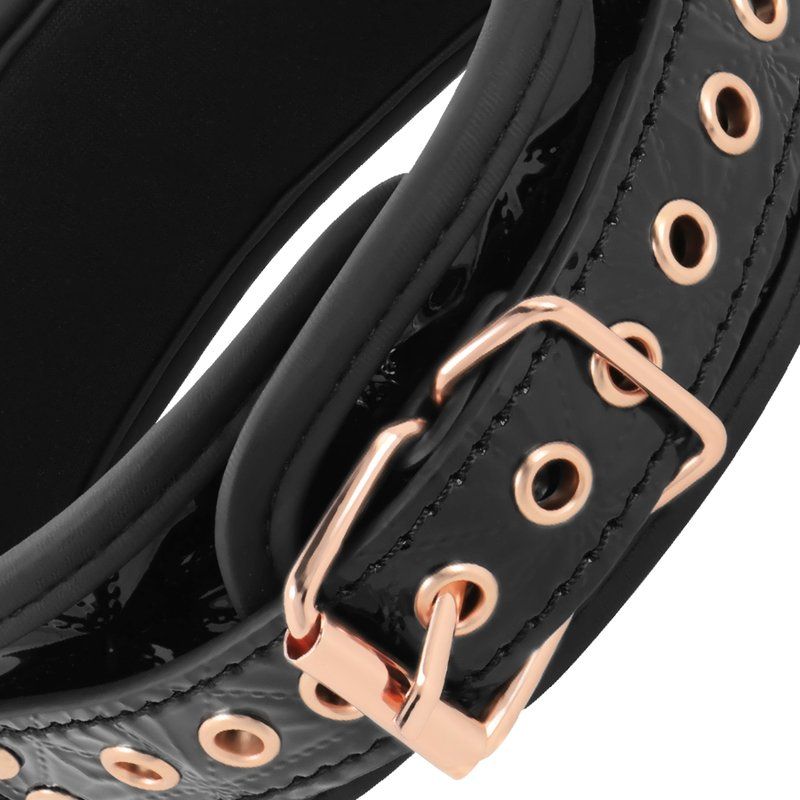 Begme Black Edition Collar Con Cadenas Y Pinzas Pezones Con Forro De Neopreno