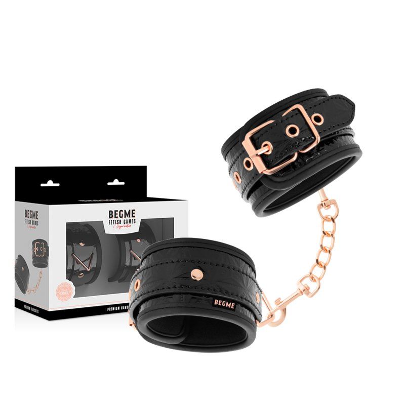 Begme Black Edition Esposas Para Manos Con Forro De Neopreno