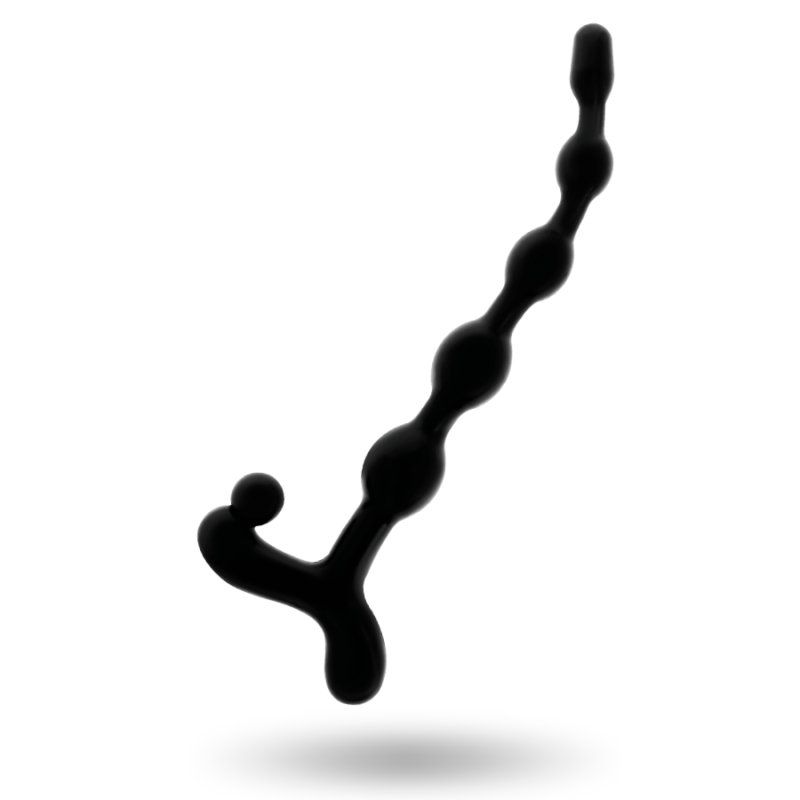 Addicted Toys Bolas Anales 22 Cm Negro