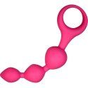 Alive Triball Bolas Anales Silicona Rosa 15 Cm