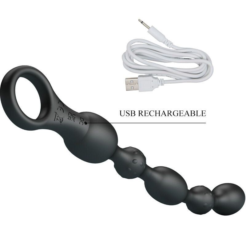 Pretty Love Van Bolas Anales 10 Vibraciones Recargable Silicona