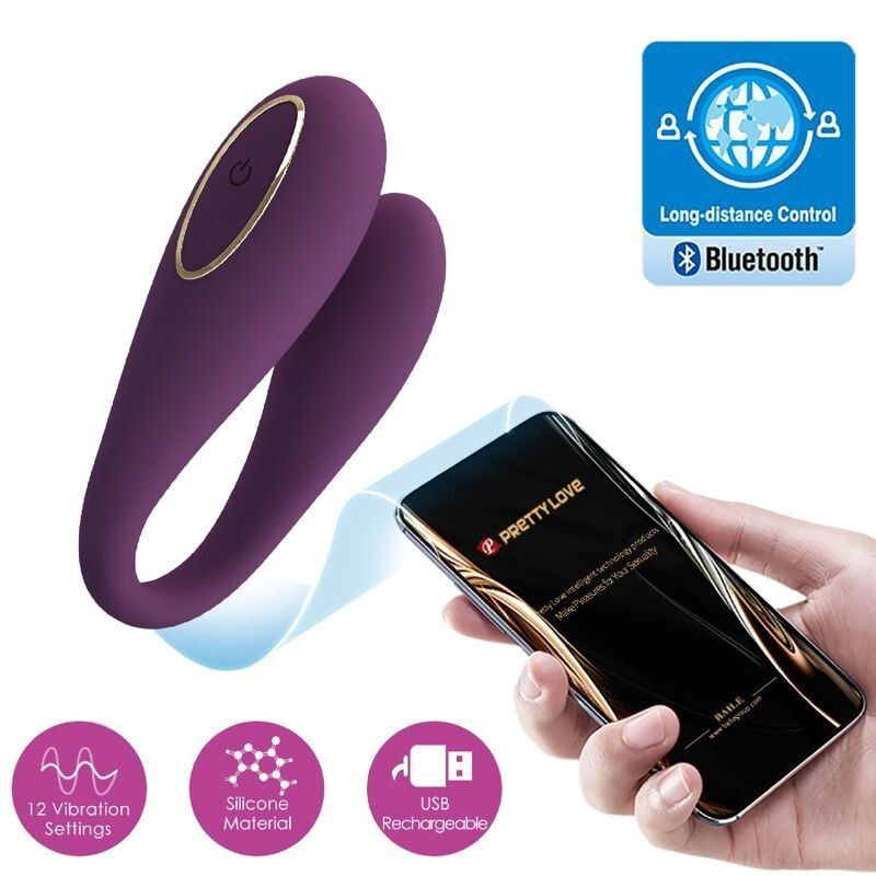 Pretty Love August | vibrador doble placer con app