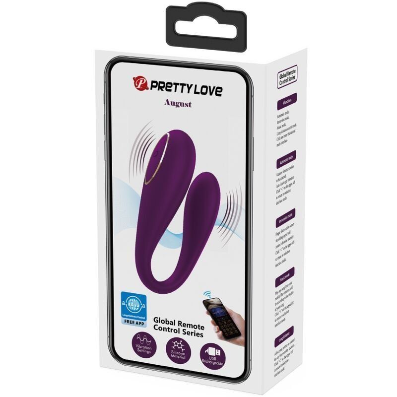 Pretty Love August | vibrador doble placer con app