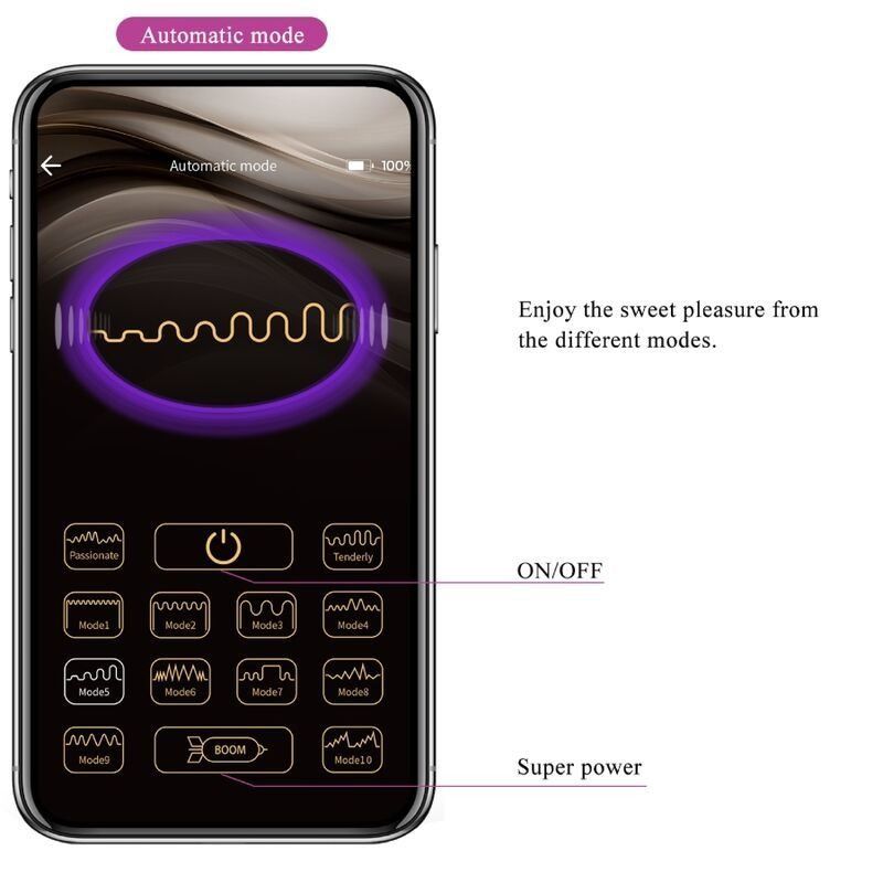 Pretty Love August | vibrador doble placer con app