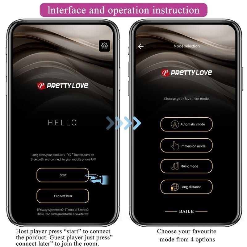 Pretty Love August | vibrador doble placer con app