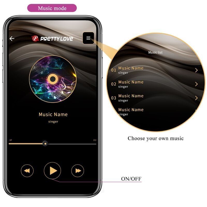 Pretty Love August | vibrador doble placer con app