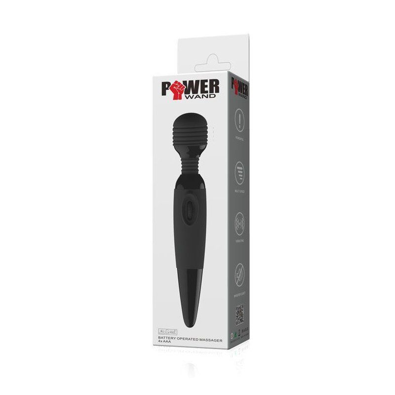Baile Power Potente Masajeador Compacto Negro