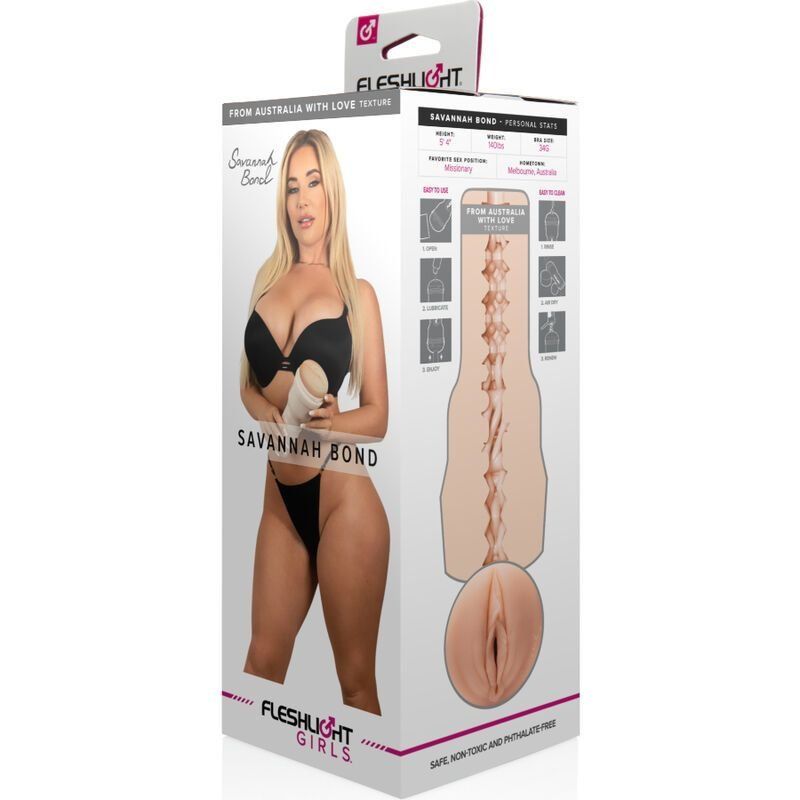 Fleshlight Savannah Bond Vagina | Masturbador realista