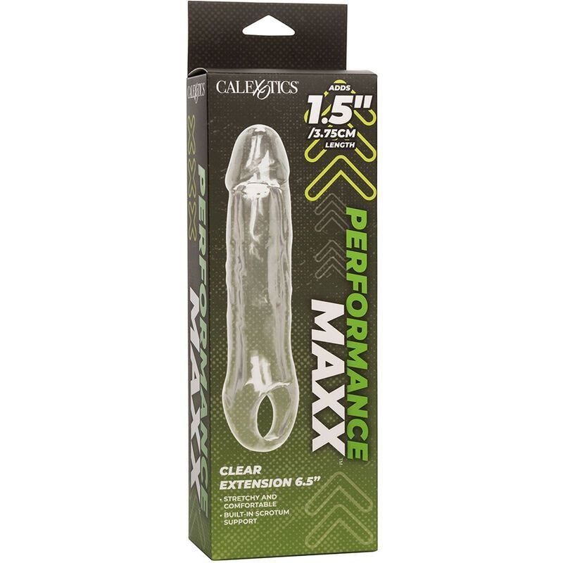 CalExotics Performance Maxx | Extensión pene 21 cm transparente