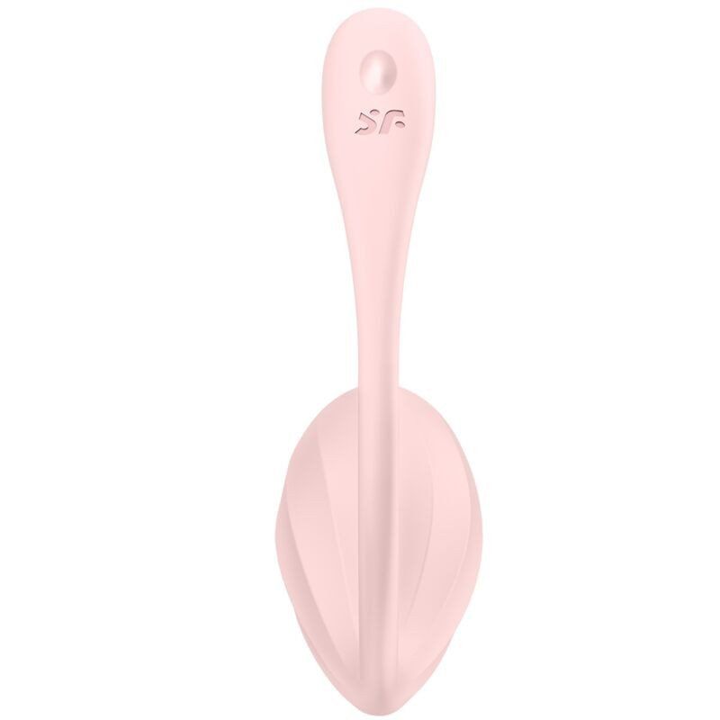 Satisfyer Ribbed Petal estimulador punto G con app rosa