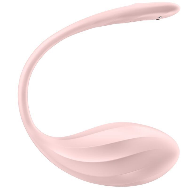 Satisfyer Ribbed Petal estimulador punto G con app rosa