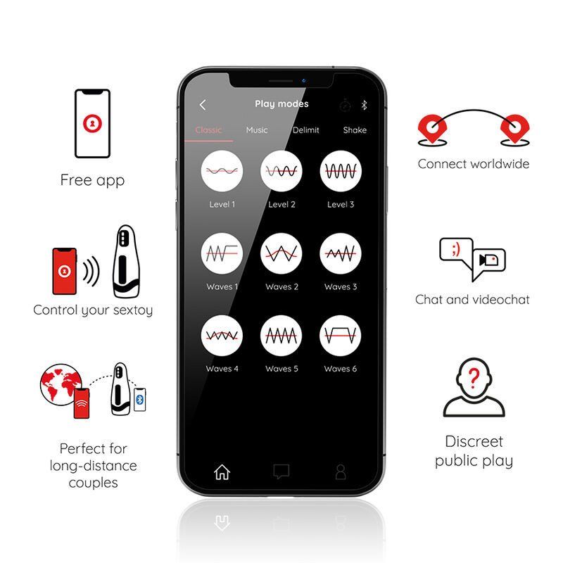 Oninder Seoul Masturbador automático con app y compresión
