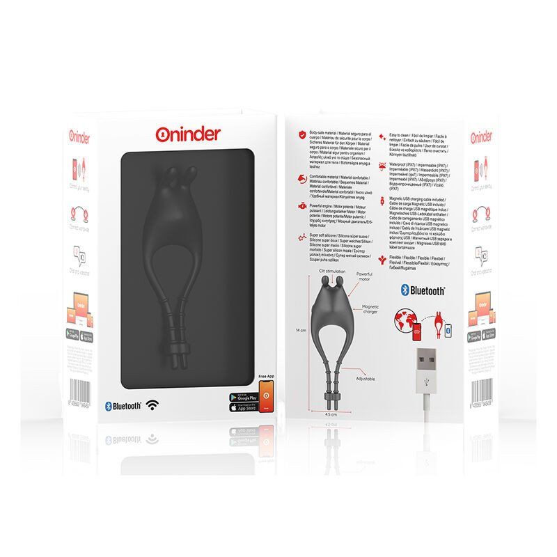 Oninder Pampa Anillo Vibrador Ajustable Y Multiposicion App Gratuita
