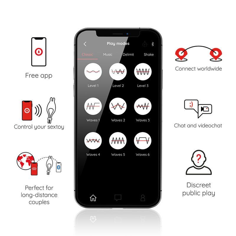Oninder Pampa Anillo Vibrador Ajustable Y Multiposicion App Gratuita