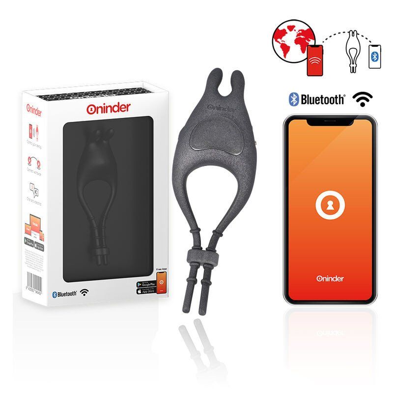 Oninder Pampa Anillo Vibrador Ajustable Y Multiposicion App Gratuita
