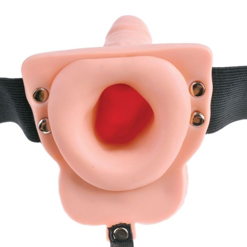 Pipedreams 6 Hollow Strap-On control remoto