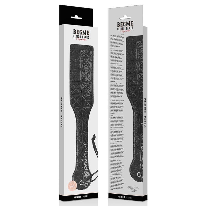 Begme Black Edition Pala Cuero Vegano