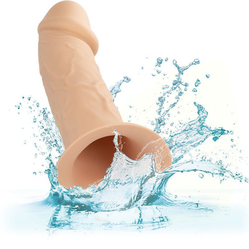 Extensión realista con arnés 17,2 cm piel clara | Calexotics
