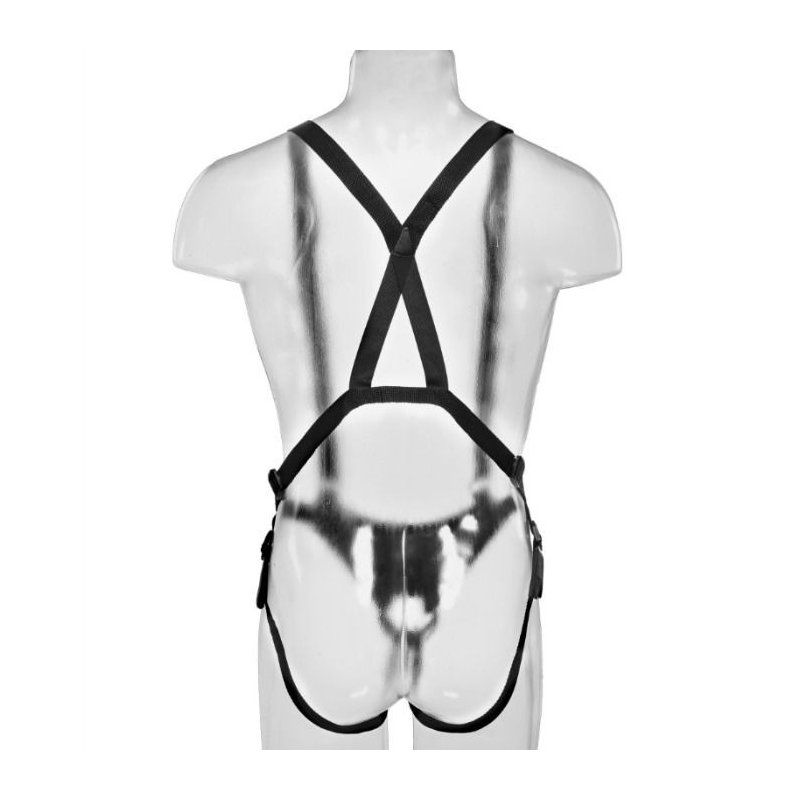 King Cock 11" Hollow Strap-On|Arnés hueco realista 28 cm
