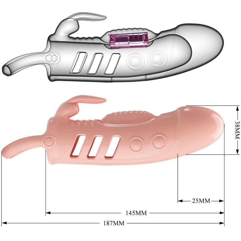 Pretty Love Sloane Funda Pene Rabbit | Extensión vibradora
