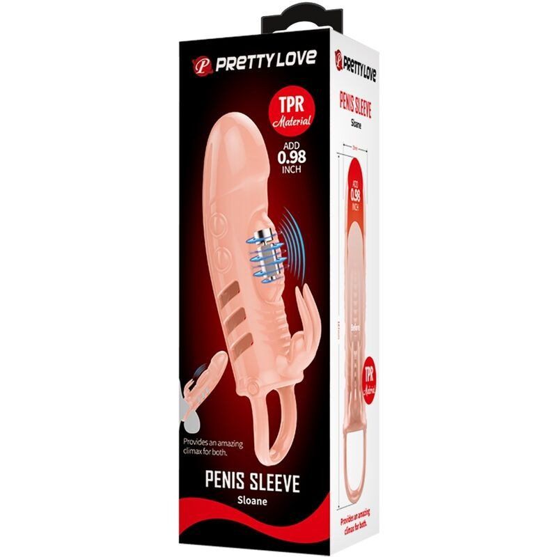 Pretty Love Sloane Funda Pene Rabbit | Extensión vibradora