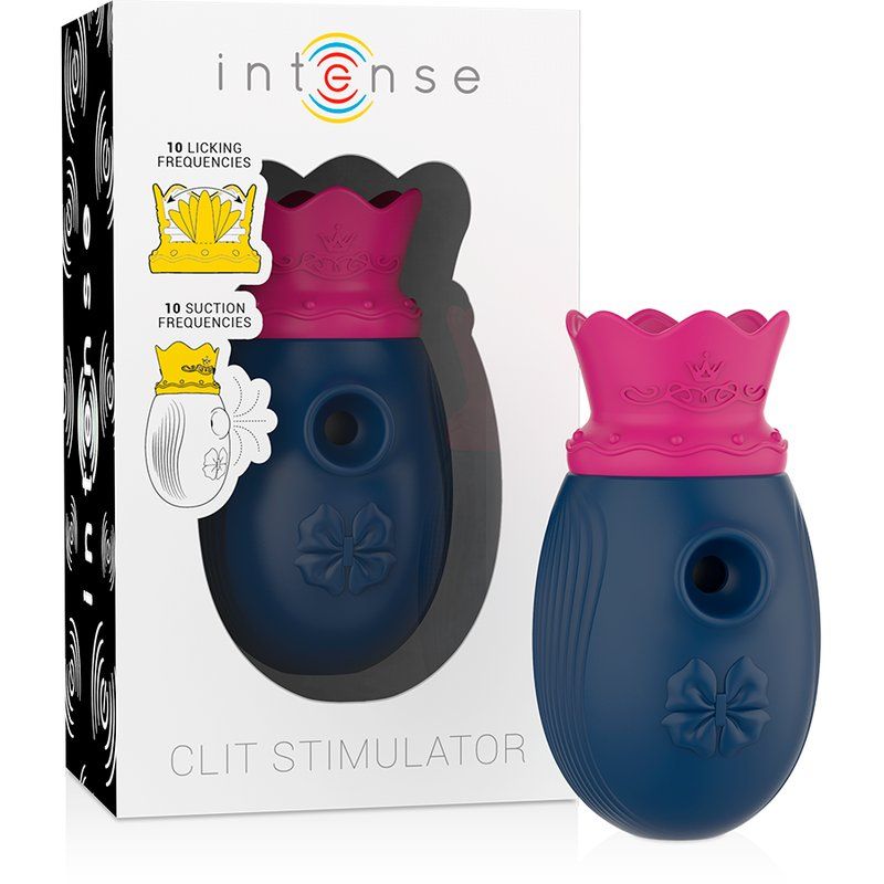 Intense Estimulador Clitoris 10 Modos De Succión Y Licking Azul