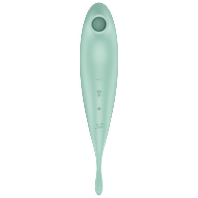 Satisfyer Twirling Pro+ Verde – Vibrador App 22 cm