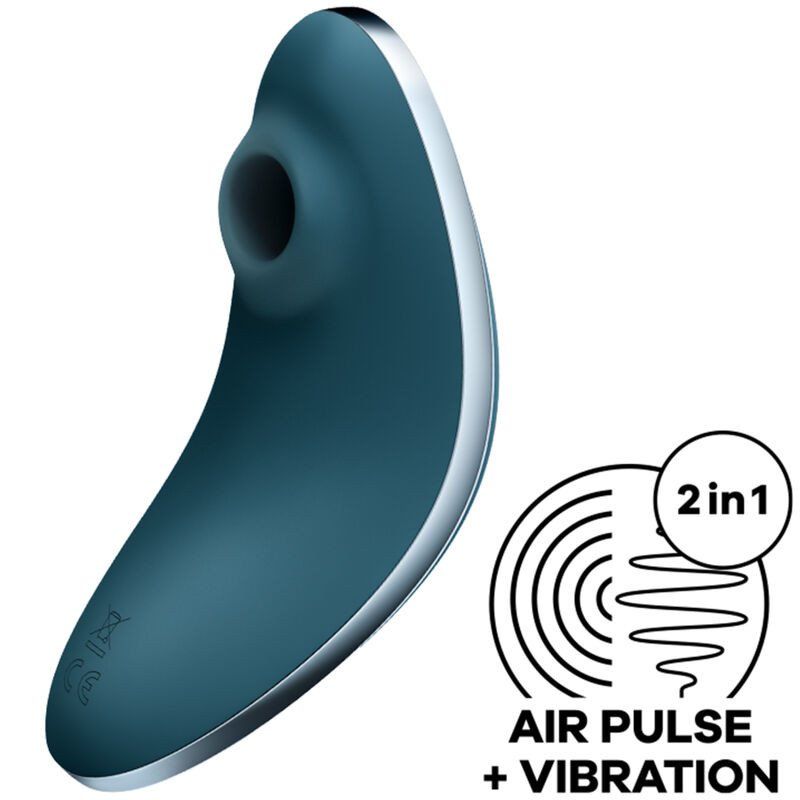 Satisfyer Vulva Lover 1 Estimulador Y Vibrador Azul