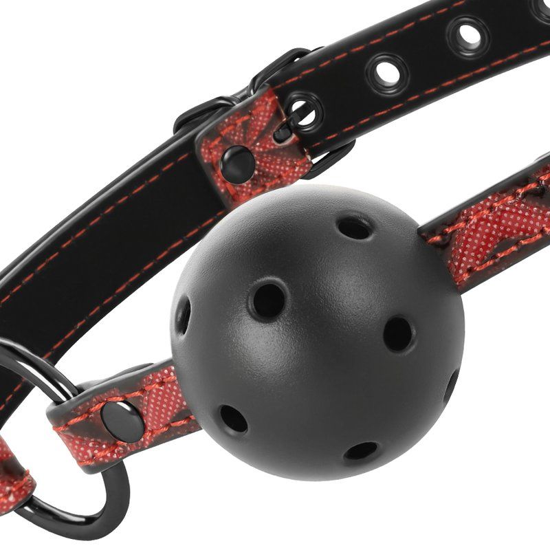 Begme Red Edition Mordaza Cuero Vegano