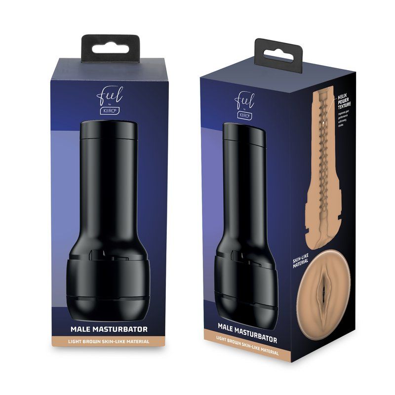 Kiiroo Feel Stroker Masturbador Estimulador Marron Claro