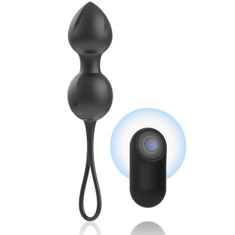 Brilly Glam Vibrating Kegel Beads Control Remoto