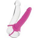 Calexotics Dual Penetrator Dildo Con Arnes Rosa