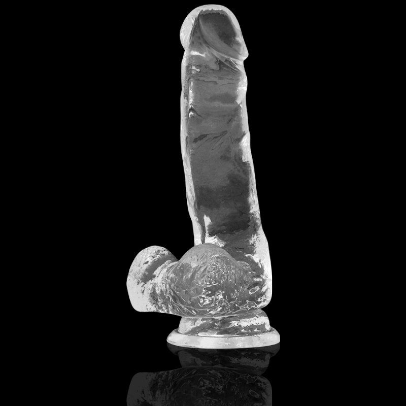 X Ray Clear Dildo Realista Transparente 18.5 Cm O 3.8 Cm