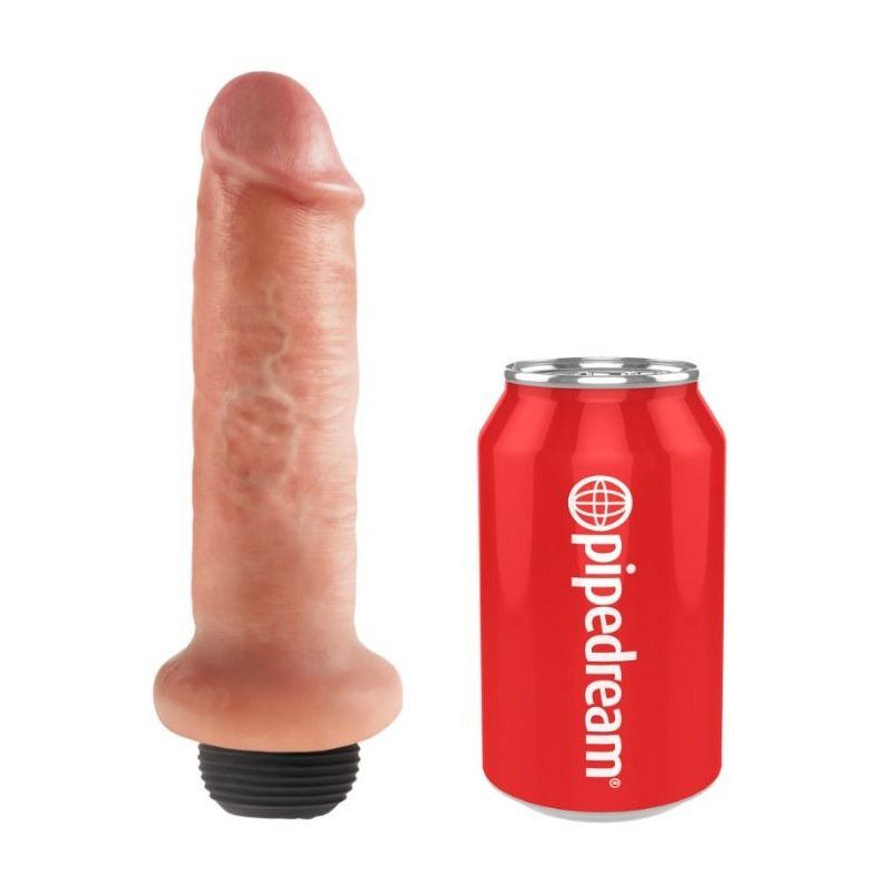 King Cock 6" Squirting | Dildo realista eyaculador 15 cm