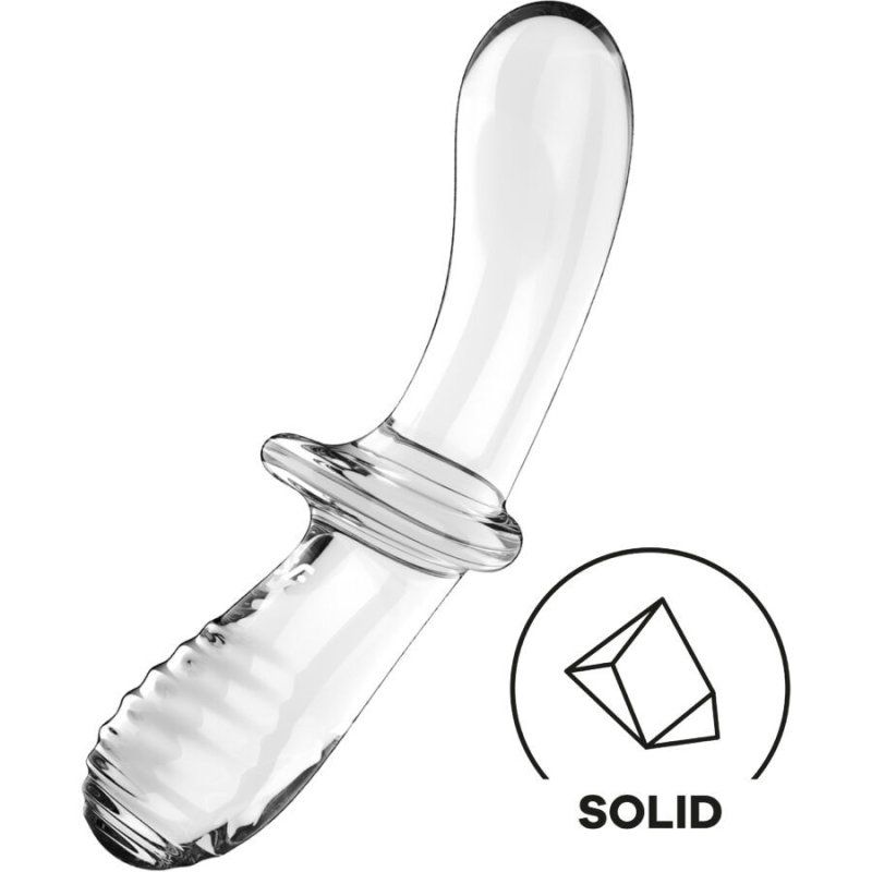 Satisfyer Double Crystal Dildo Transparente