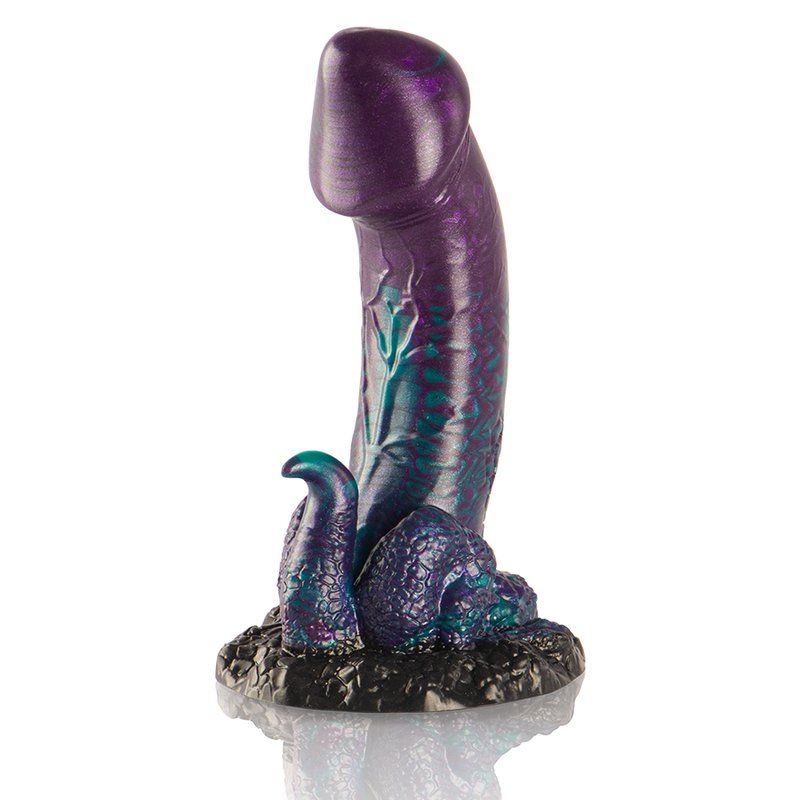 Dildo reptil fantasía 18 cm silicona – Basilisk Epic