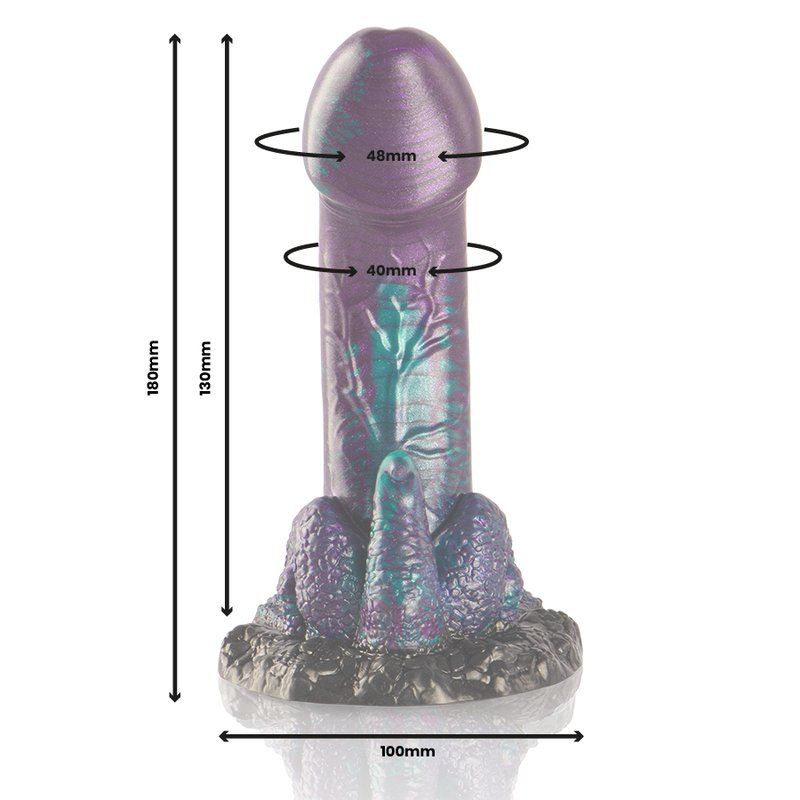 Dildo reptil fantasía 18 cm silicona – Basilisk Epic
