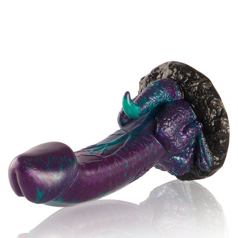 Dildo reptil fantasía 18 cm silicona – Basilisk Epic