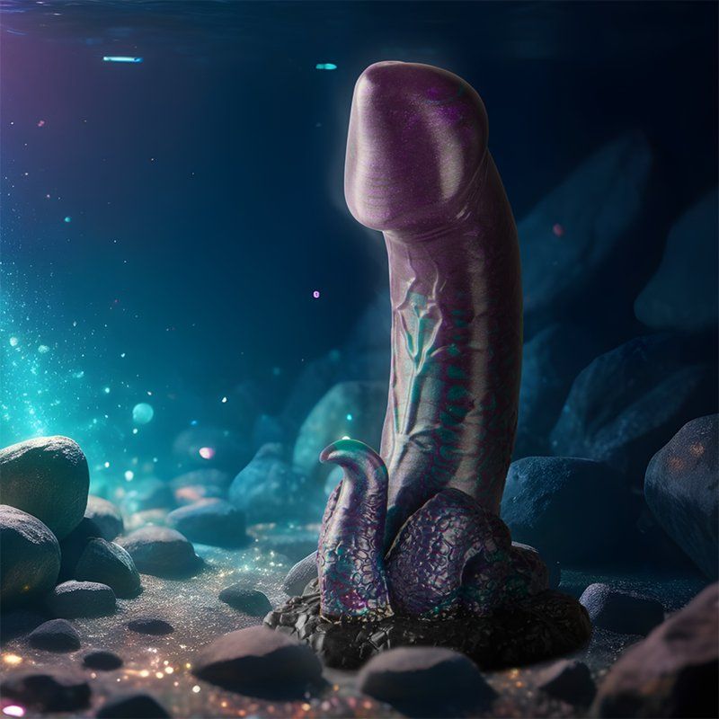 Dildo reptil fantasía 18 cm silicona – Basilisk Epic