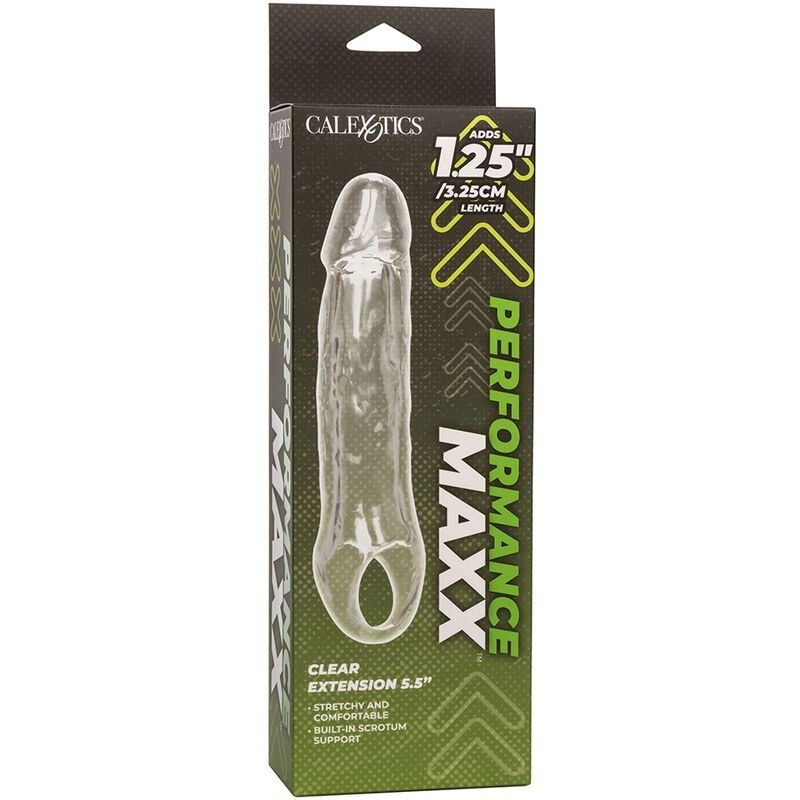 CalExotics Performance Maxx | Extensión pene 17,7 cm transparente